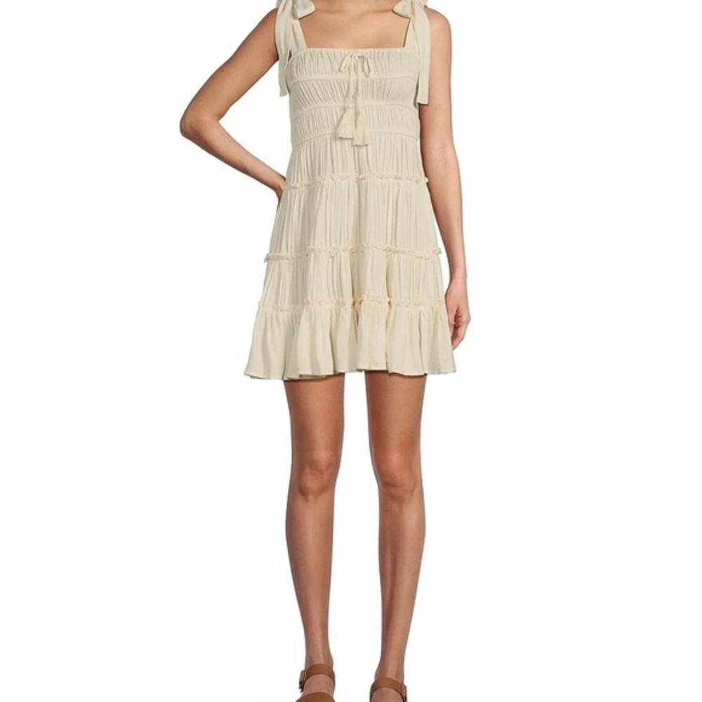 Chelsea & Violet Cream Mini Dress